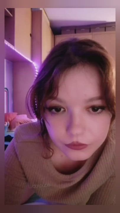 My anime tiddies say "hi" : video clip