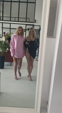 This is my babe and me. Do you like us? : video clip