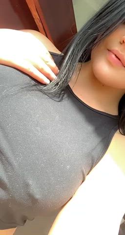 I hope my titties are a good size for you 😉 : video clip