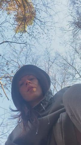POV local jogger wants anal in the woods : video clip