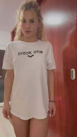 im home alone tonight.. who is in for a sleepover? : video clip