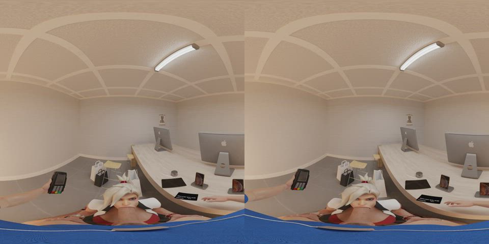 Mercy blowjob VR (KisX /Vega) [Overwatch] : video clip