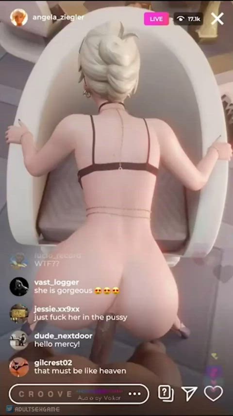 Mercy Fucked On Livestream (Croove) [Overwatch] : video clip