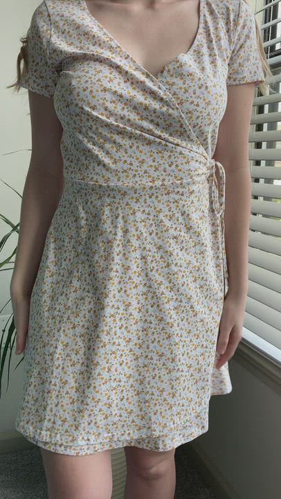 My skin is basically the same as my white sundress : video clip
