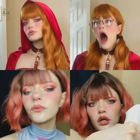I’m the ahegao queen~ goon to me. : video clip