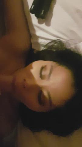 Fucking her throat nice and deep! : video clip