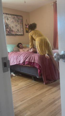 When you catch mom and dad fooling around! [MF] : video clip