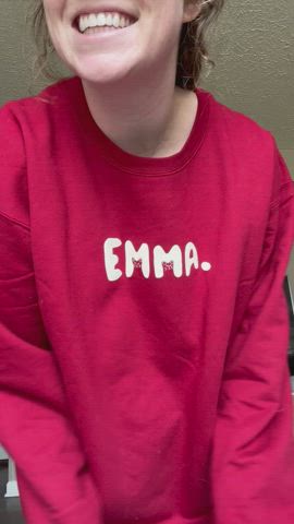 Got a new sweatshirt! : video clip