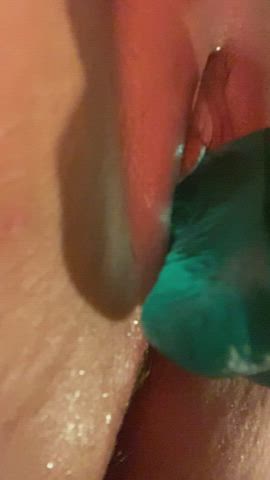 first time with something inside... : video clip