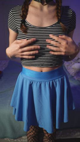 Tiny, busty and horny! 🥰 : video clip