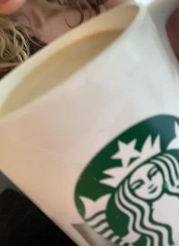 I have my coffee now all I need is hard dick! : video clip