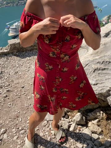 A hiker caught me pulling out my tits! F18 Asian. (Bonus points if you can guess the country) : video clip