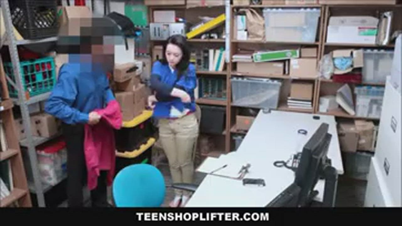 Athena Rayne is one dirty shoplifter : video clip