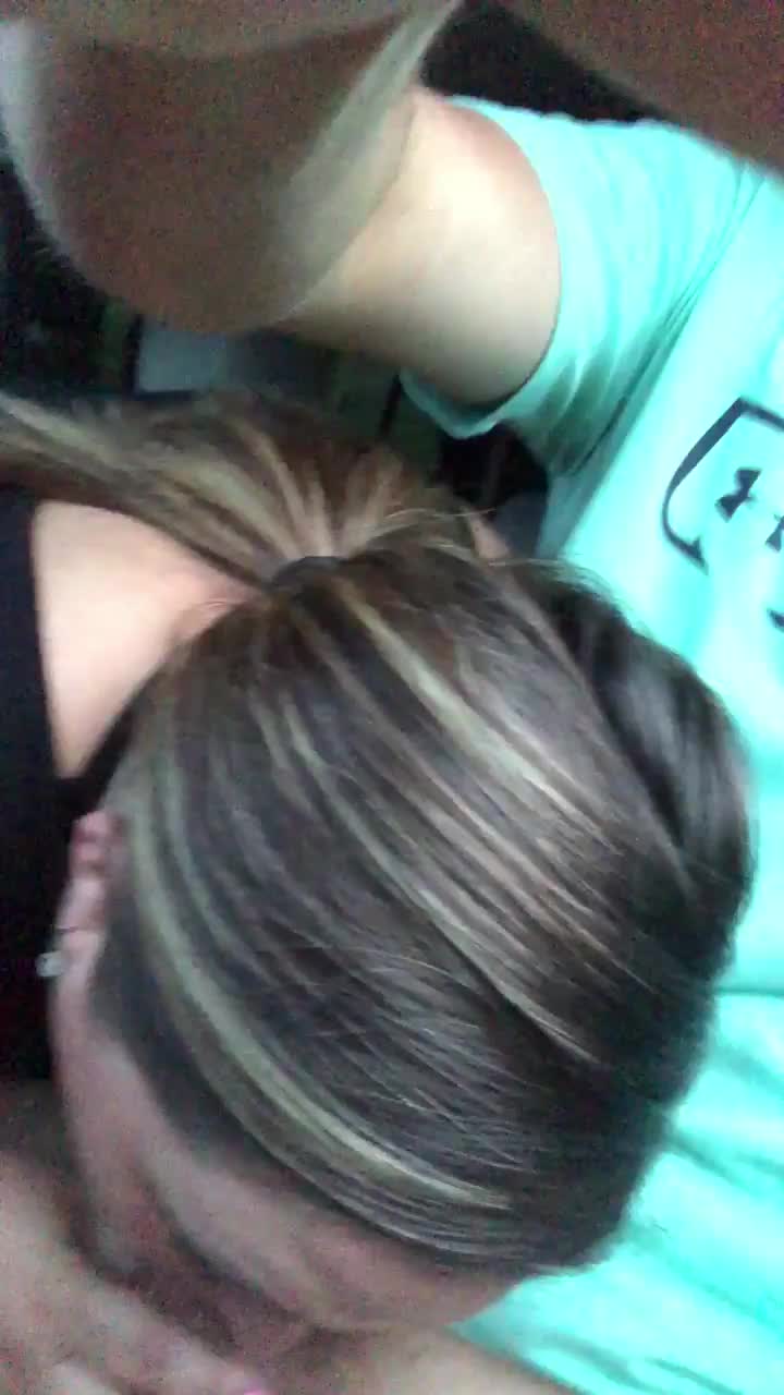 Sucking his cock while my husband follows us in his car : video clip