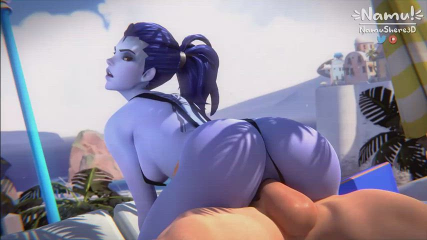 Widowmaker riding (Namu) [Overwatch] : video clip