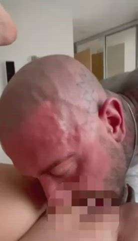 My sissy husband being forced to clean up my lovers seed. 🍆💦 : video clip