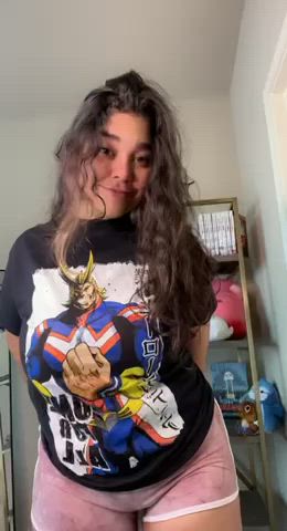 I want your cum on my boobies : video clip