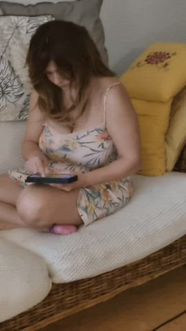When she's married to her phone but you're horny AF : video clip