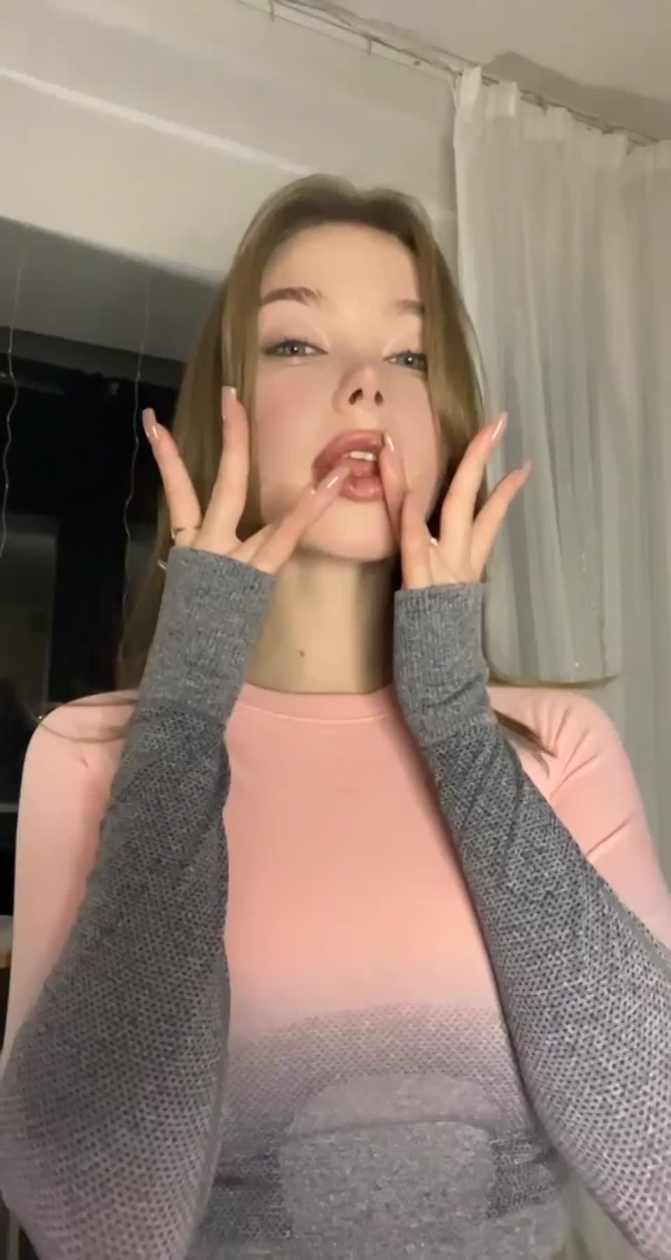 Do you like swollen little pink nipples : video clip