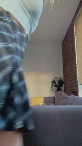 Bending over for better slide! : video clip