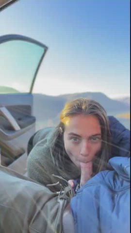 Road head is nice but I’d rather you pull over so you can enjoy the view : video clip