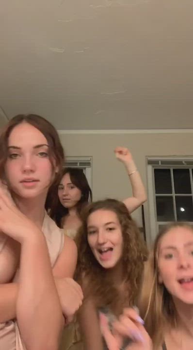More from the girl on the left? : video clip