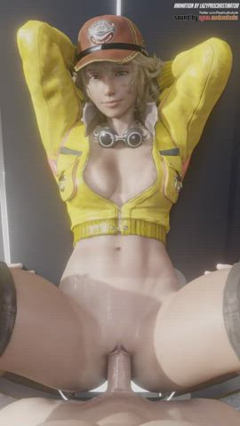 Cindy getting fucked (LazyProcrastinator, Audiodude) [Final Fantasy] : video clip