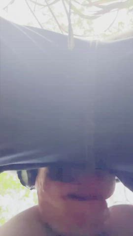 Fucked her facing the bike path…she has big doe eyes…need some help with her. : video clip