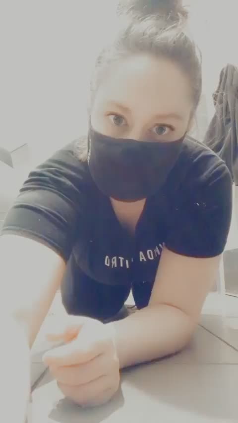 Getting extra (f)reaky today at my coffee shop. 😈 wanna meet me in the bathroom? : video clip