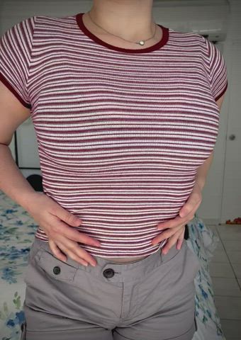 were you suprised with how big and perky my natural boobs are? (19f) : video clip