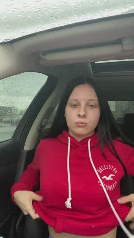 I flashed everyone in the parking lot! U proud?🥺 : video clip