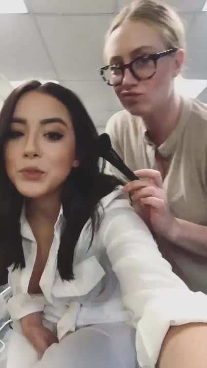 Chloe Bennett Boob Slippage via : video clip