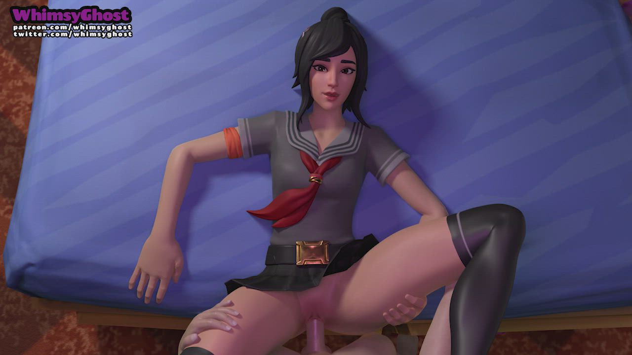 Tsuki POV sex (WhimsyGhost) [Fortnite] : video clip