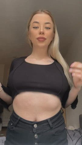 Can I drop these teen juicy titties right in your face?? : video clip
