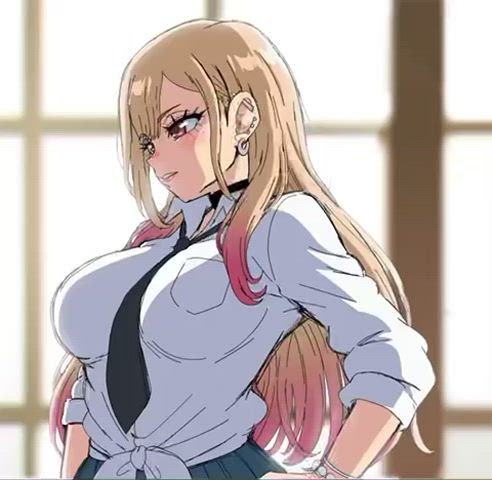 Marin’s tiddy reveal (Lewdamone) [My Dress-Up Darling] : video clip