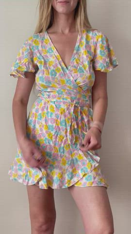 In case you were wondering what's underneath my sundress : video clip