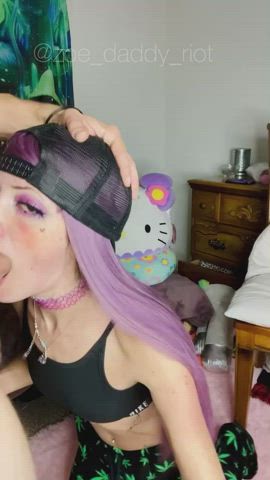 look Dad! I can do face fucking now! : video clip