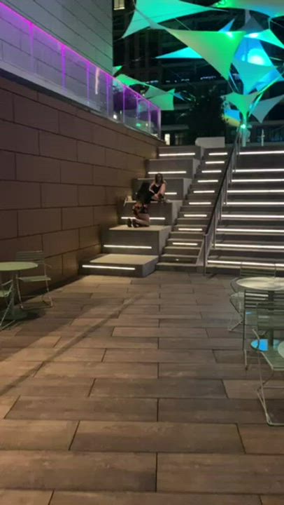 I got caught eating my besties pussy in public, are you proud of me daddy? : video clip