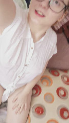 My nipples are rock hard today! : video clip
