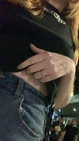 Thought I could get away with a cheeky flash, definitely got caught! [GIF] : video clip