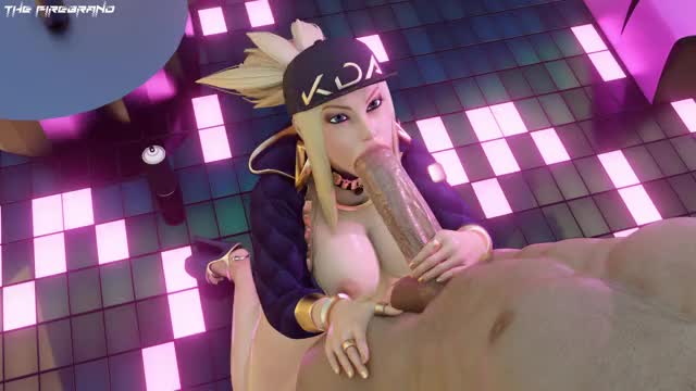 Blonde Akali Blowjob (The Firebrand)[League of Legends] : video clip