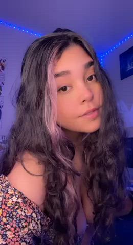 Would you fuck a busty caramel teen like me? : video clip