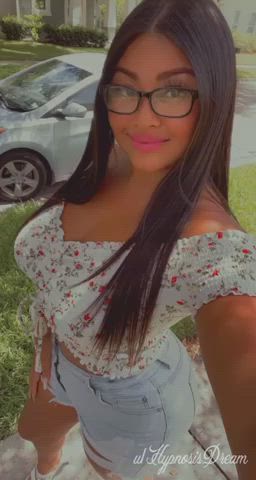 Risked getting caught by my neighbors for you. 😜 : video clip