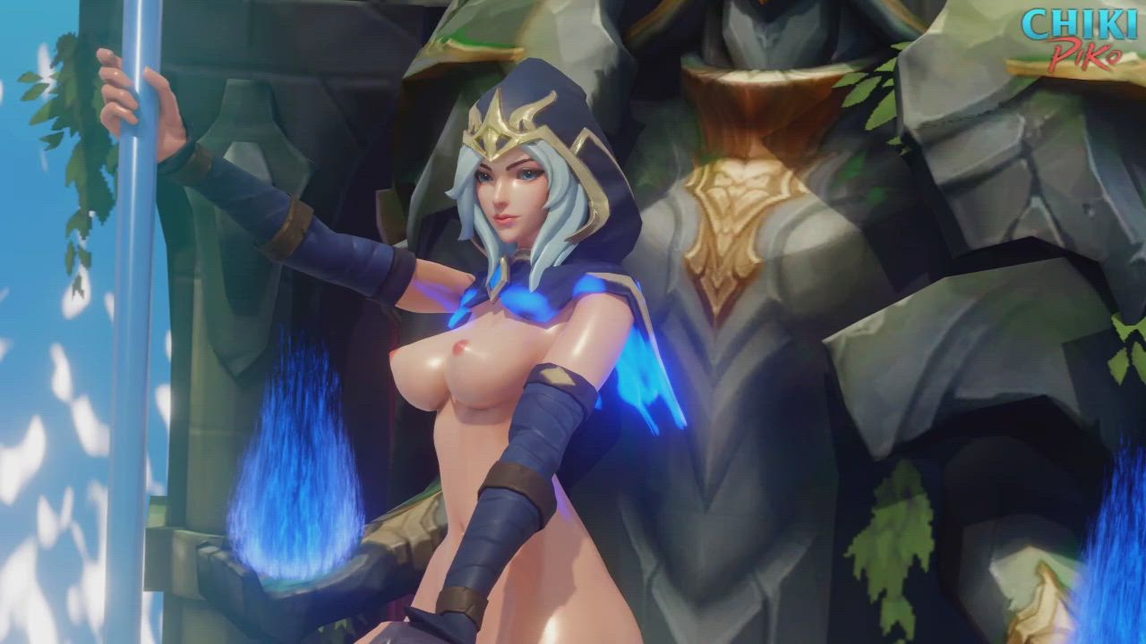 Ashe's pole dance (Chikipiko)[League of Legends] : video clip
