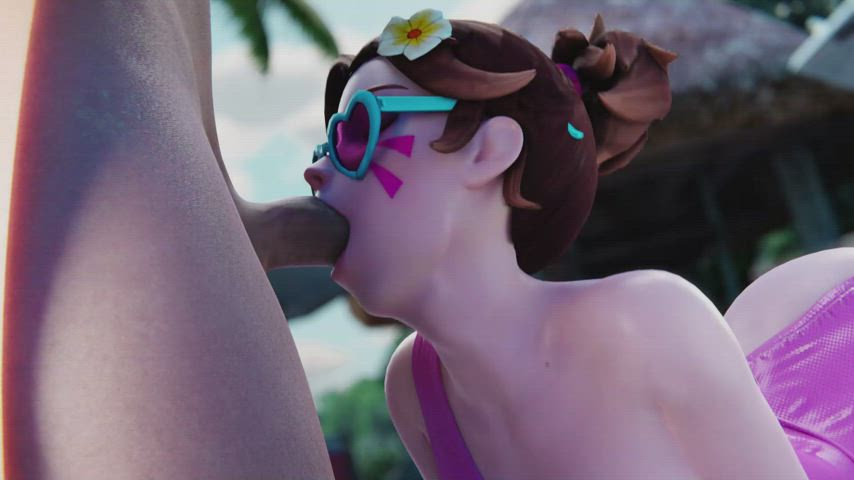 Dva Deep Throat (HentaiVR / Grand Cupido) [Overwatch] : video clip