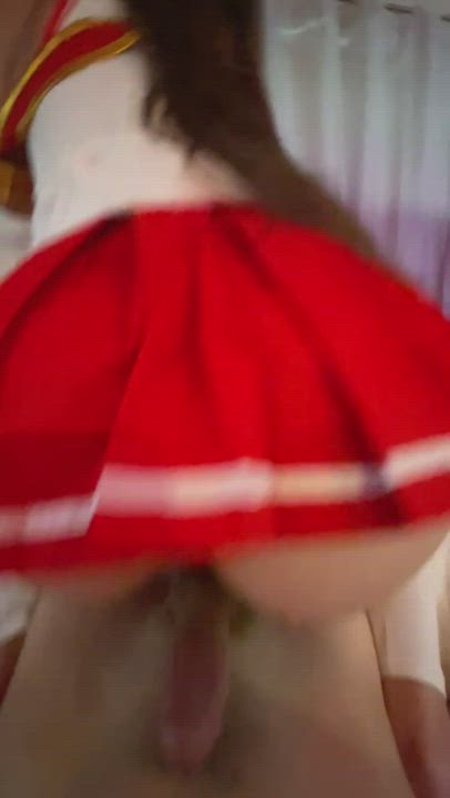 Would you let Asuna Yuuki ride you like this? From Sword Art Online : video clip