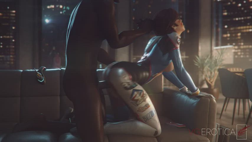 Hard and Rough with D.Va (VG Erotica) [Overwatch] : video clip