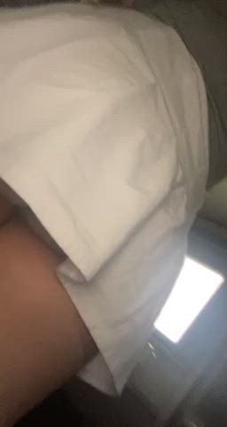 Not wearing panties to work today 🤫 : video clip