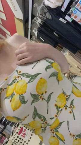 I’m always flashing my big 19yo tits in public [gif] : video clip