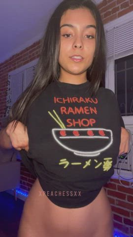 [F] Ichiraku ramen & titties. 🍜🍒 : video clip